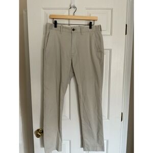 J. Crew Flex Athletic Slim Chino Pants Men's 31x30 Beige Cotton Blend NWOT